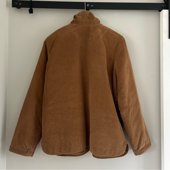 Vintage Corduroy Quilted Oversized Barn Chore Coat Jacket Women’s XL - Picture 6 of 11